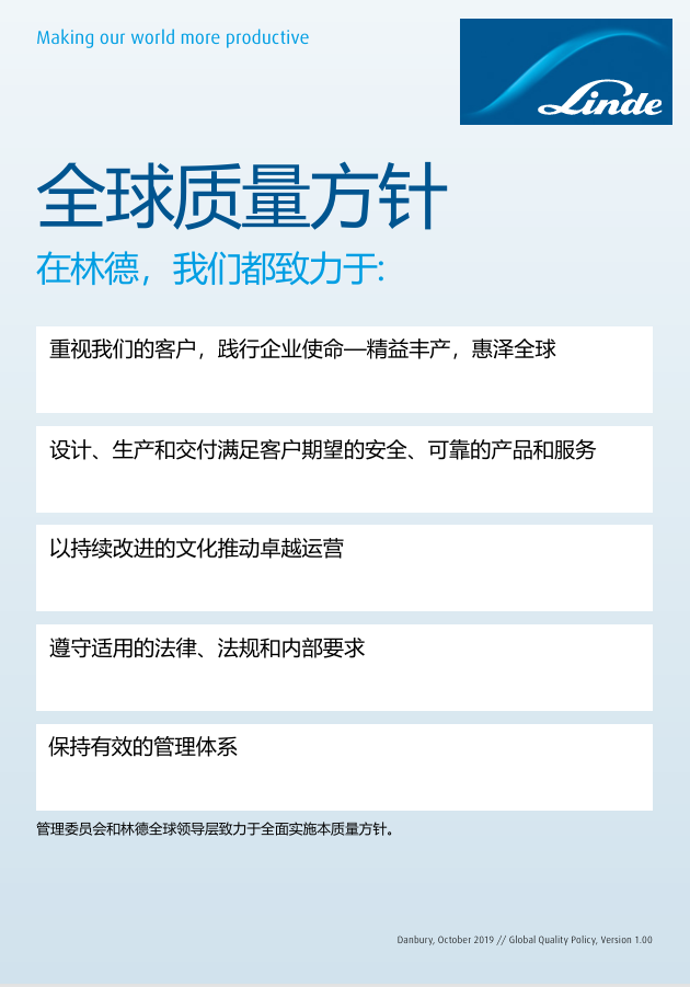 质量方针